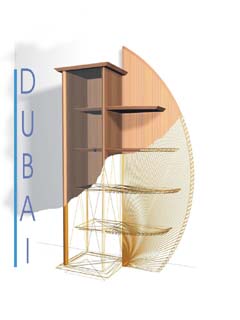 Säulenschrank Dubai